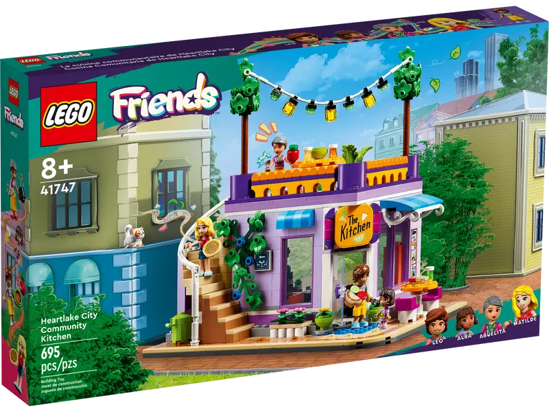 Lego Friends Heartlake City Community Kitchen Pretend Chef Building Toy  41747 : Target