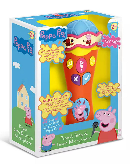 Peppa pig sing cheap and learn microphone