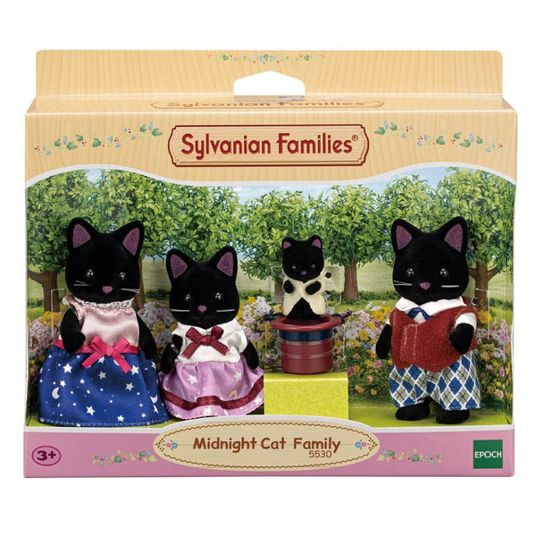 Sylvanian Families Midnight Cat Family