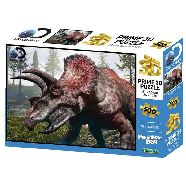 Prime3D: Discovery Prehistoric Era Triceratops Puzzle