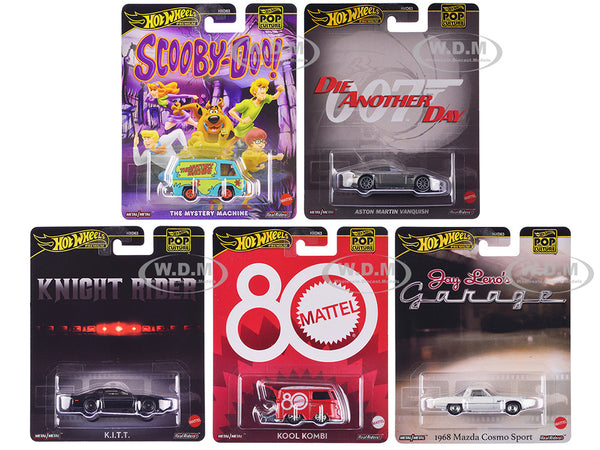 Hot Wheels 2025 Pop Culture Case G (Set of 5 Cars)