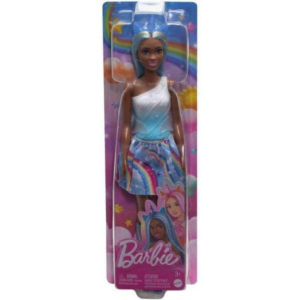 Barbie Unicorn Doll With Blue Hair and Horn