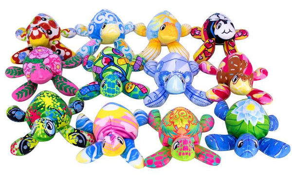 Pop Art Soft -Mini Turtle 4" Plush Assorted