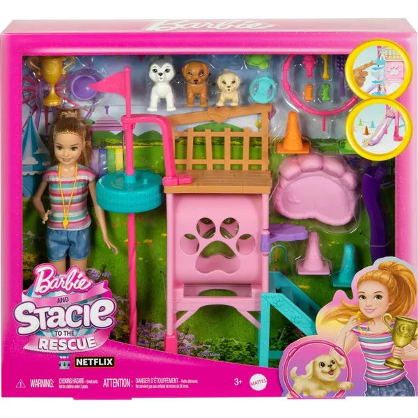 Barbie Stacie Puppy Playground Playset