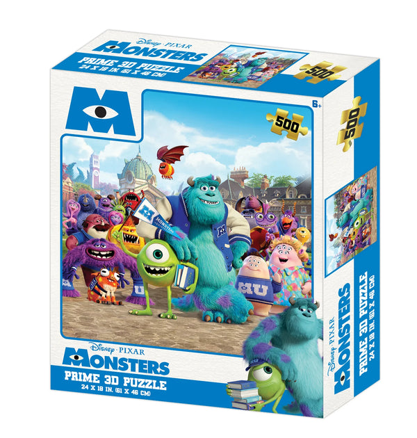 Prime 3D Puzzles: Disney-Pixar's Monsters Inc. (500pc)