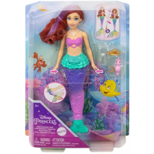 Disney Princess Swim & Splash Ariel Doll