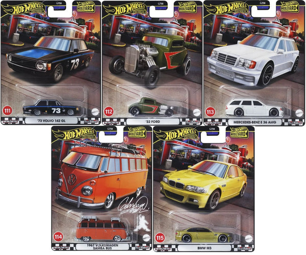 HotWheels Boulevard Set of 5 GJT68-956Z