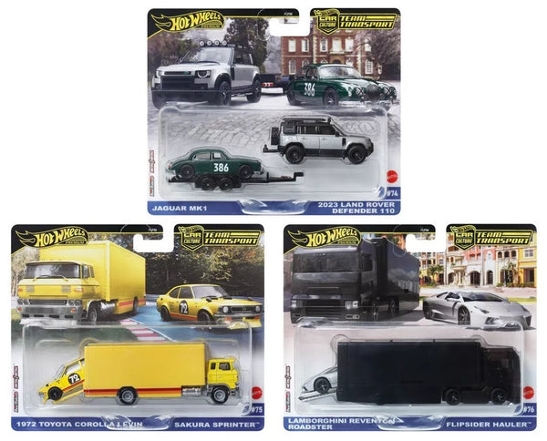 Hot Wheels 2024 Car Culture Team Transport E Case Set of 3 Cars FLF56-957E