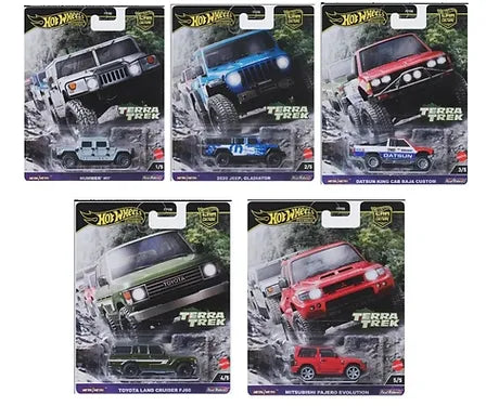 Hot Wheels 1:64 Car Culture 2024 C Terra Trek Set Of 5 Cars