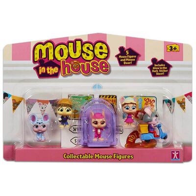 Mouse in the House 5 Collectable Mouse Figures: Assorted