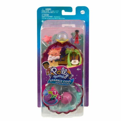 Polly Pocket Sparkle Cove Shell Compact - Beach