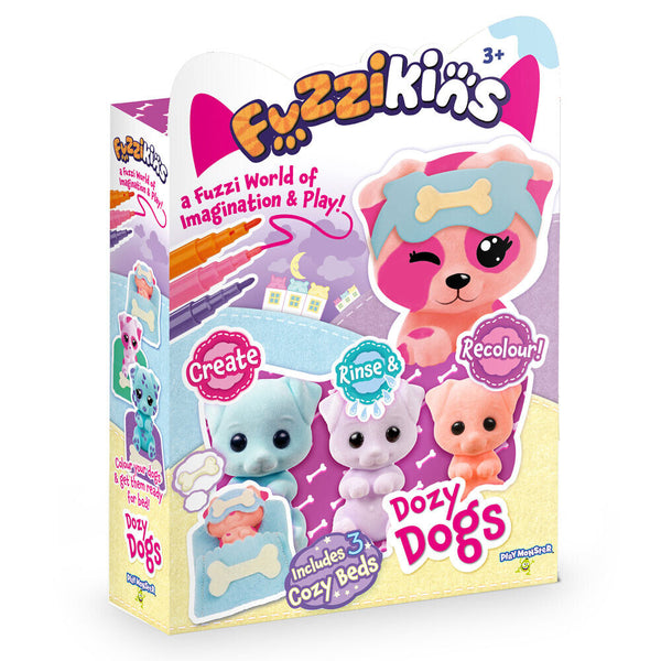 Fuzzikins Dozy Dogs Colour Wash & Play Set