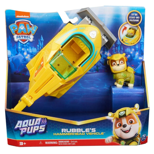 Paw Patrol: Aqua Pups - Transforming Vehicle - Rubble