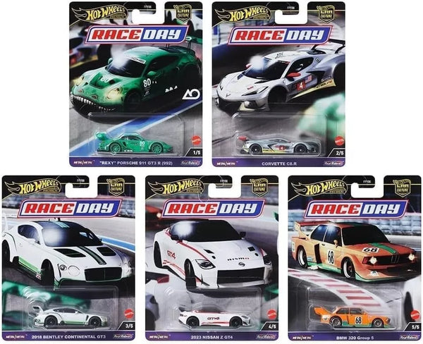 Hot Wheels  FPY86-961D Premium Car Culture Race Day (Set of 5 cars)  (