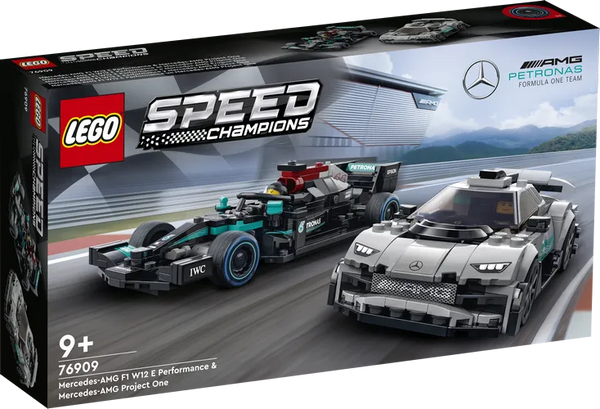 LEGO Speed Champions 76909 Mercedes-AMG F1 W12 E Performance & Mercedes-AMG Project One