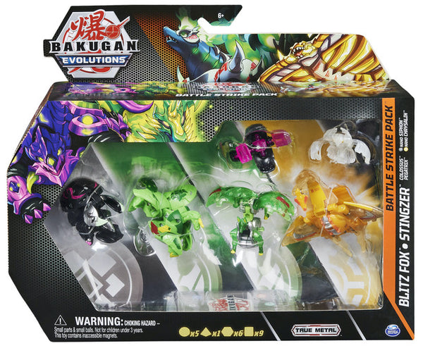 BAKUGAN EVOLUTIONS BATTLE STRIKE PACK SERIES 4 ASSORTED STYLES