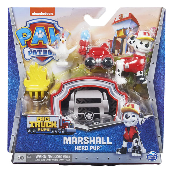 Paw Patrol: Big Truck Pups Hero Pup Playset - Marshall