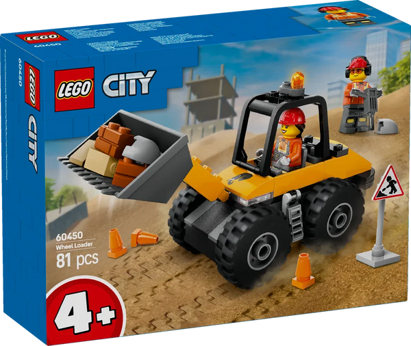 LEGO City 60450 Yellow Construction Wheel Loader