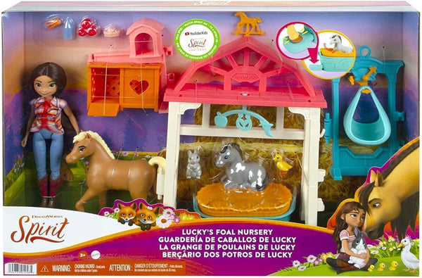 Spirit Lucky's Foal Nursery Playset