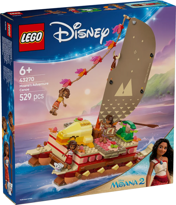 LEGO 43270 Disney Princess Moana's Adventure Canoe