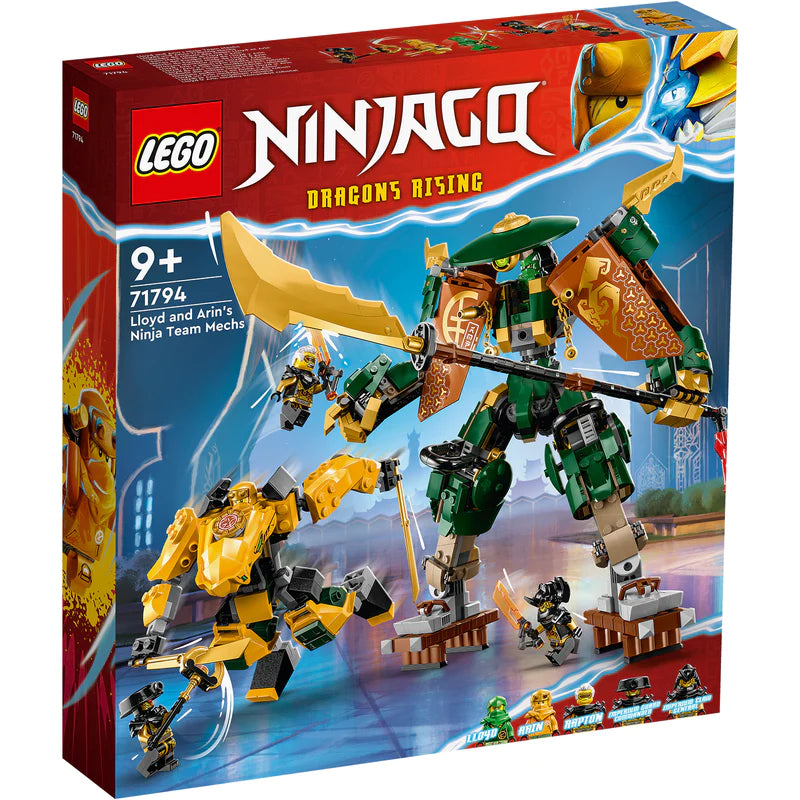 LEGO Ninjago 71794 - Lloyd and Arin's Ninja Team Mechs – Toys101