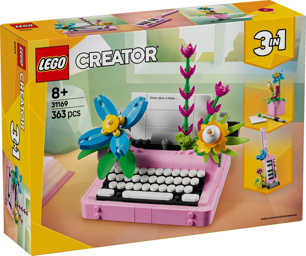 LEGO Creator 3-in-1 31169 Typewriter with Flowers