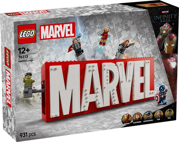 LEGO Marvel 76313 MARVEL Logo & Minifigures