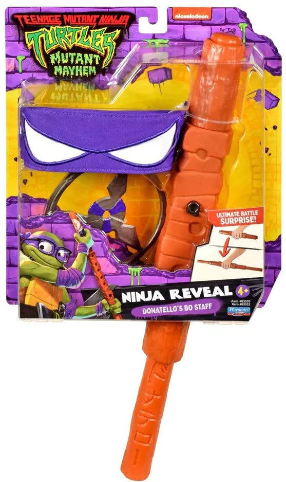 Teenage Mutant Ninja Turtles: Mutant Mayhem Ninja Reveal Donatello's Bo Staff and Role Play Set