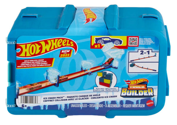 Hot Wheels Track Builder Ice Crash Pack track set