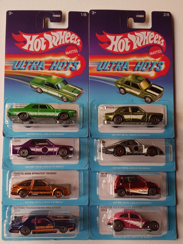 Hot Wheels Ultra Hots Full Set Of 8 Cars 2024 - HDG52-956F