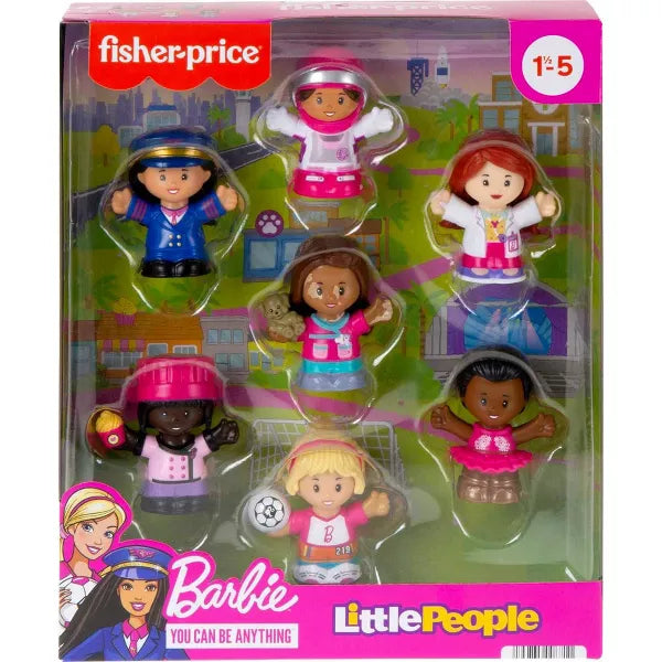 Fisher-Price Little People Barbie You Can Be Anything Figures - 7pk