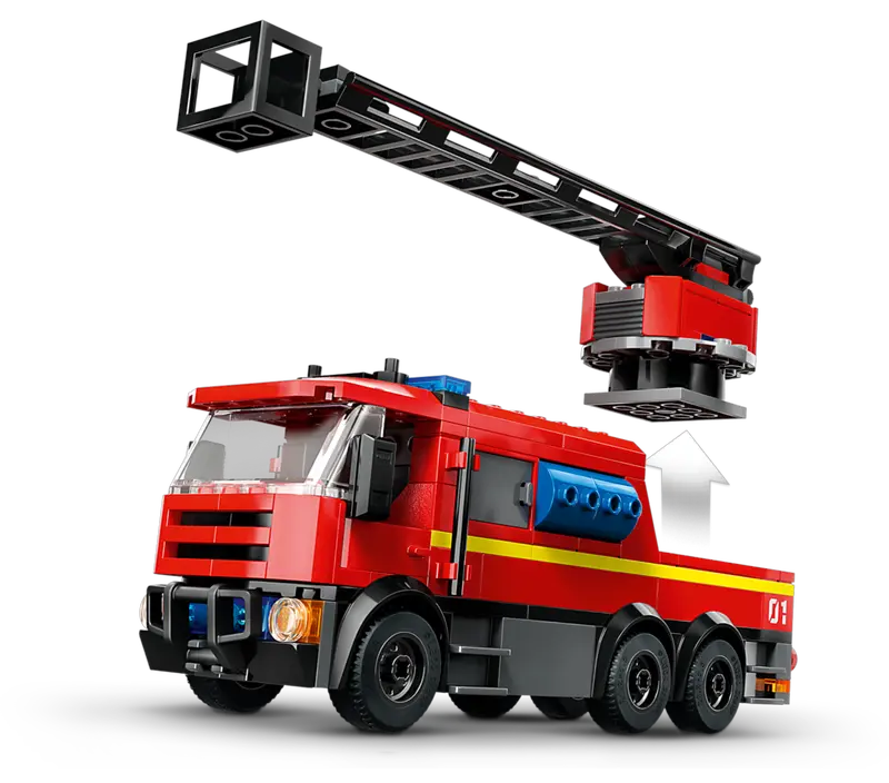 Lego fire hot sale truck station