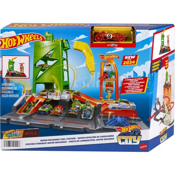 Hot Wheels City Electric Vehicle Charging Station