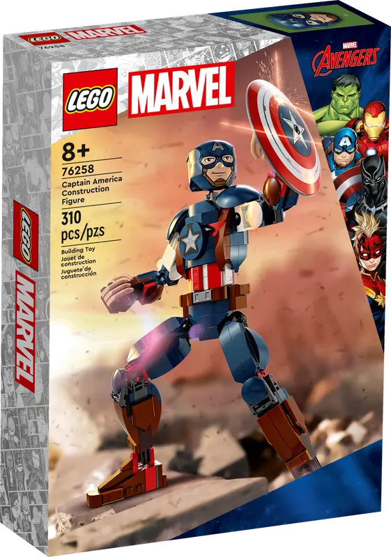 LEGO Marvel 76258 Captain America Construction Figure