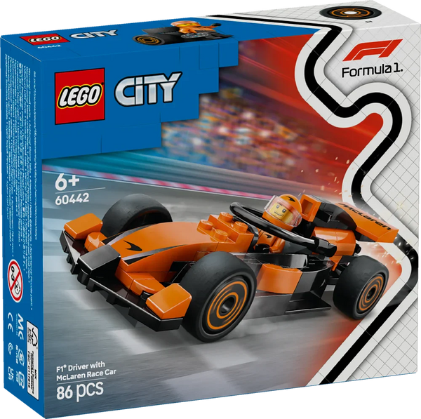 LEGO City 60442 F1 Driver with McLaren Race Car