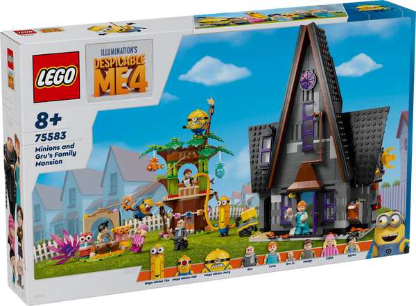 LEGO 75583 Despicable Me 4 Minions and Gru's Family Mansion