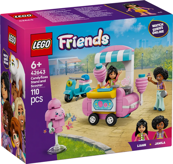 LEGO Friends 42643 Cotton Candy Stand and Scooter