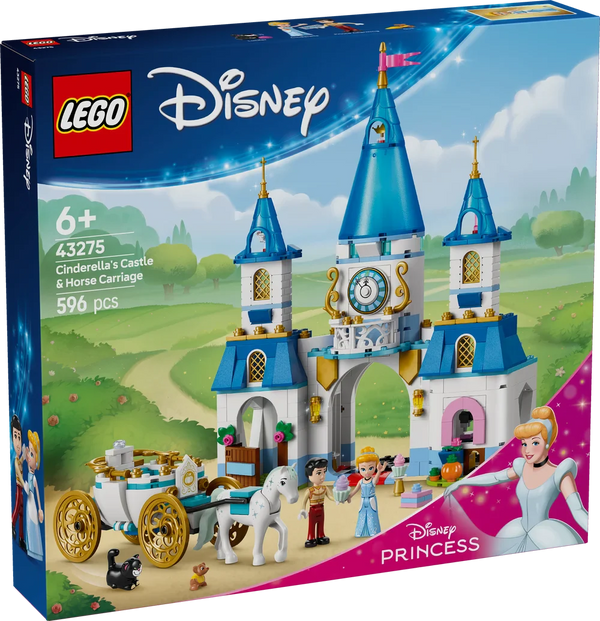 LEGO Disney 43275 Cinderella's Castle & Horse Carriage