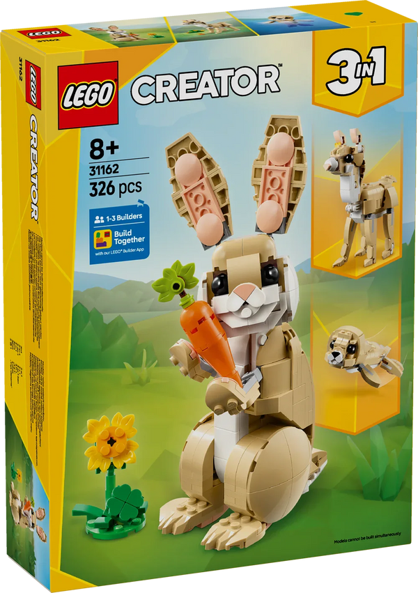 LEGO Creator 3-in-1 31162 Cute Bunny