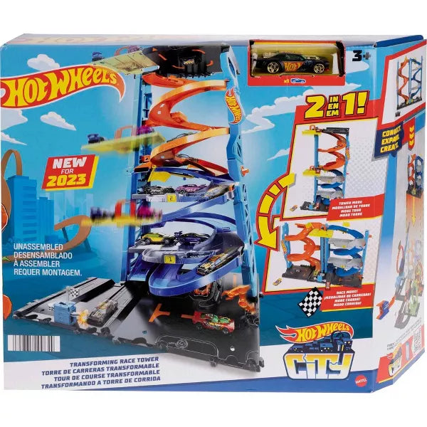 Hot Wheels City Transforming Race Tower