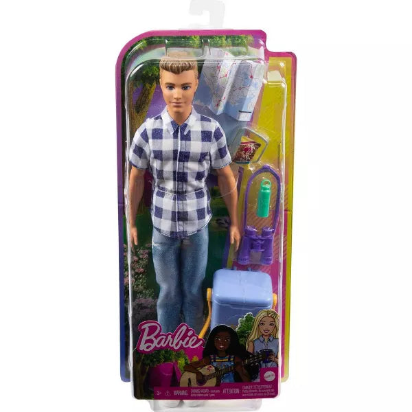 Barbie It Takes Two Ken Camping Doll - Plaid Shirt