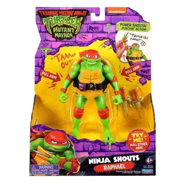 Teenage Mutant Ninja Turtles: Mutant Mayhem Ninja Shouts Raphael Action Figure