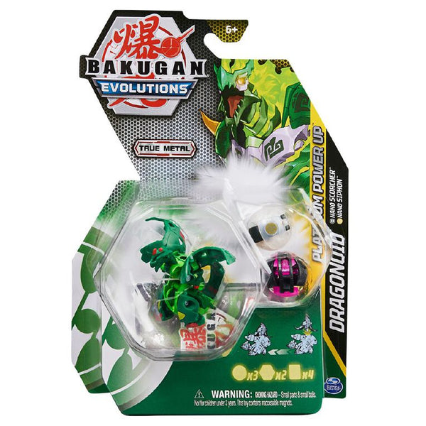 Bakugan Evolutions Platinum Power Up Diecast Series 4 Assorted Styles