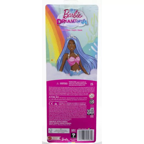 Barbie Dreamtopia Mermaid Doll with Purple Hair, Blue & Purple Ombre Tail &  Tiara Accessory