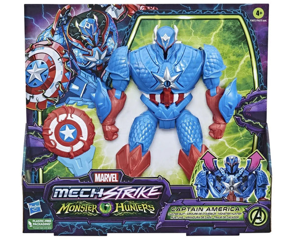 Marvel Mech Strike Monster Hunters Deluxe Captain America