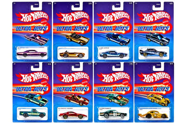 Hot Wheels Ultra Hots Full Set Of 8 Cars 2024 - HDG52-956E