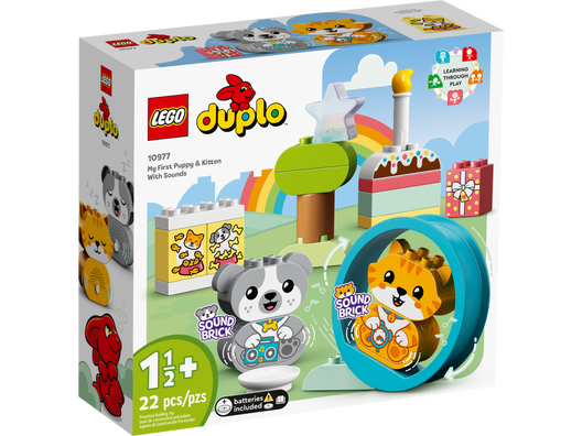 LEGO DUPLO 10977 MY FIRST PUPPY & KITTEN WITH SOUNDS