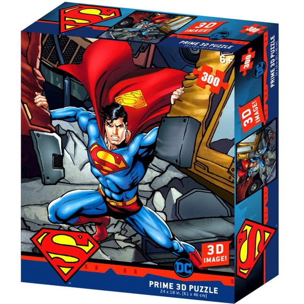 Prime3D Puzzle DC Comics Superman Strength (300pc) - DC - Toys101