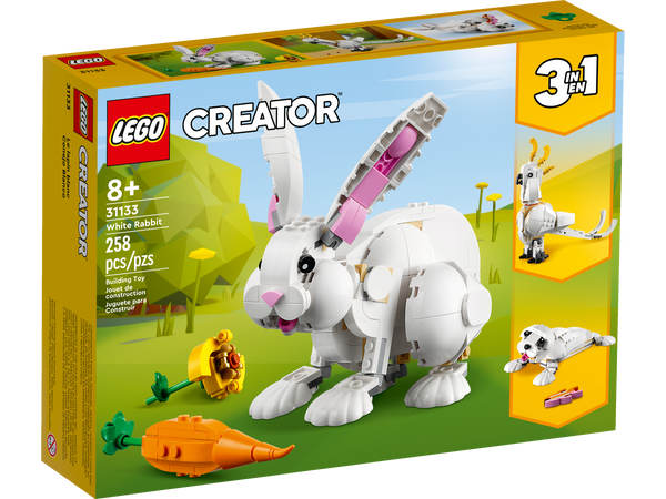 LEGO  31133 CREATOR  3 IN 1 WHITE RABBIT