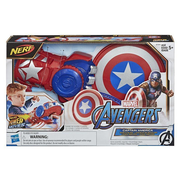 Nerf Power Moves - Marvel Avengers Captain America Shield Sling